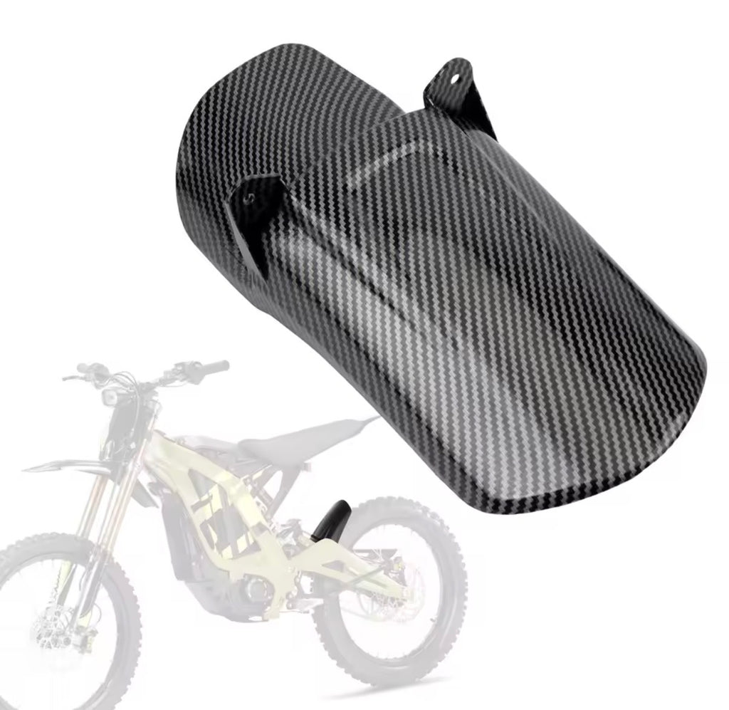 Carbon surron mud guard