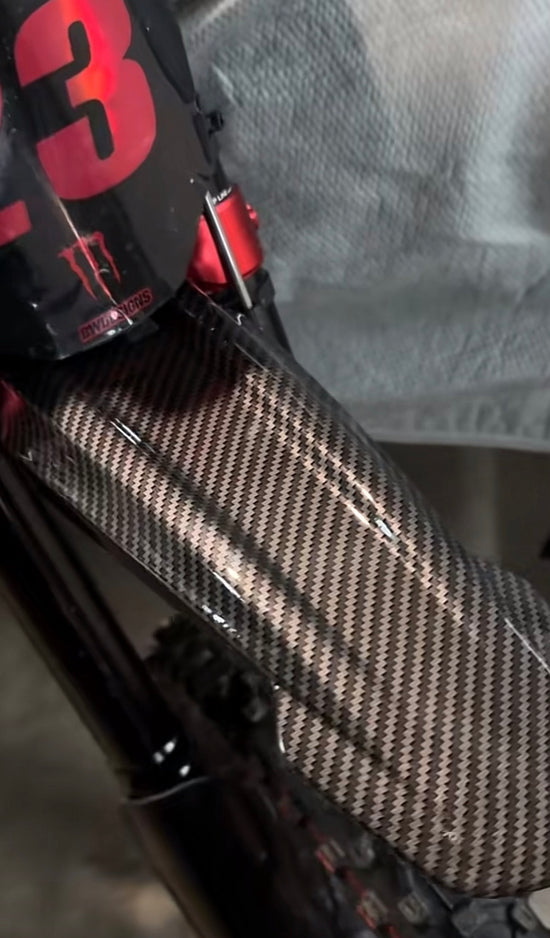 Talaria carbon fiber front fender
