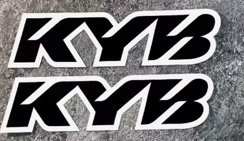 Kyb suspension stickers
