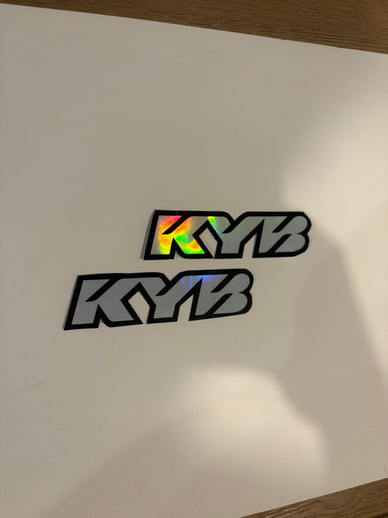 Kyb sticker decal