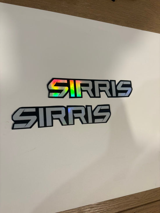 Sirris fork decal