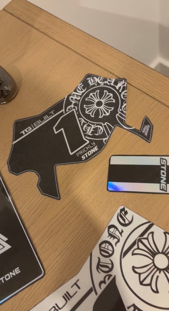 Ultra bee plate decal