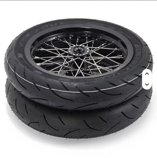 ETM RTR Super-Moto Wheel Set