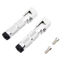 Black and silver Foldable passenger/wheelie Pegs